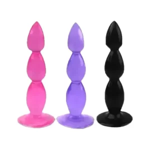 3 Bead Anal Plug Soft Jelly
